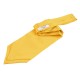 Plain Satin Self-Tie Cravat - Marigold