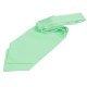 Plain Satin Self-Tie Cravat - Mint Green