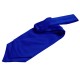 Plain Satin Self-Tie Cravat - Royal Blue